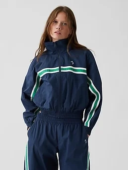 Gap × Malbon Textured Poplin Windbreaker — reference image